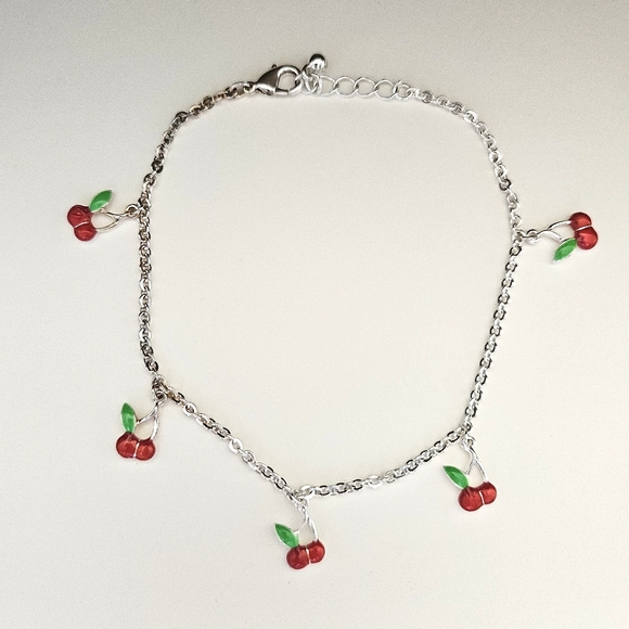 🍒 Cherry Anklet and Earrings Set 🍒 - Picture 5 of 7